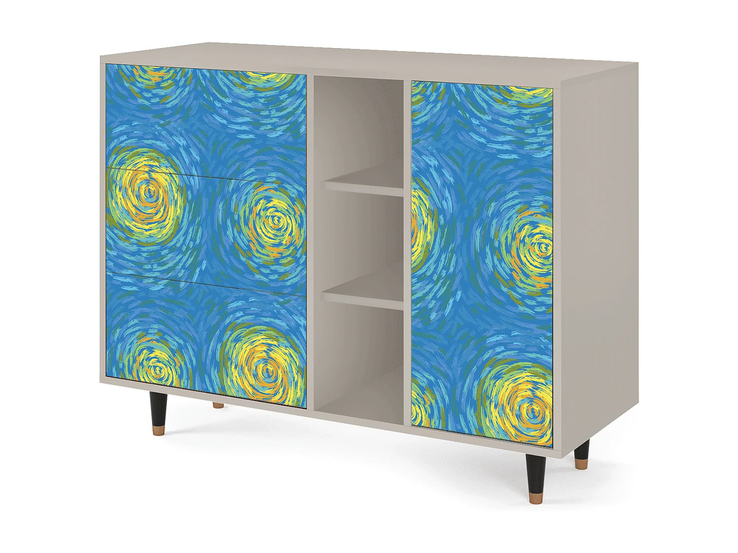 Aparador - 125x98x48 cm - BS2 - Van Gogh Lights, Arena