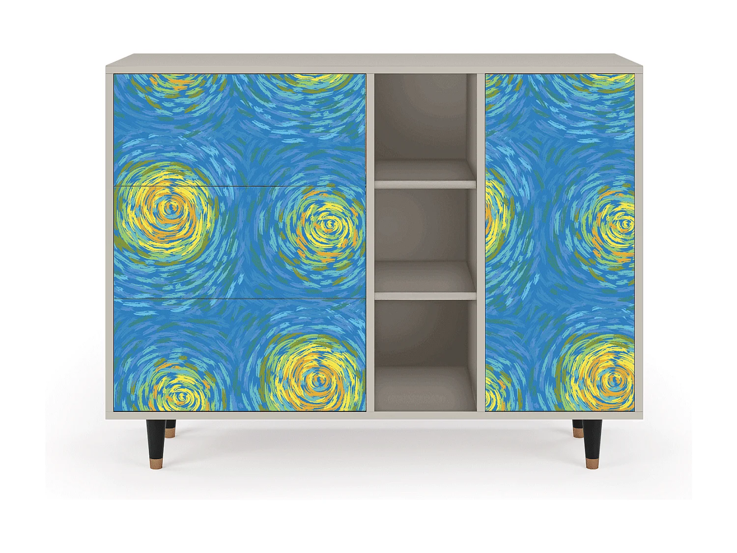 Buffet - 125x98x48 cm - BS2 - Van Gogh Lights, Sable
