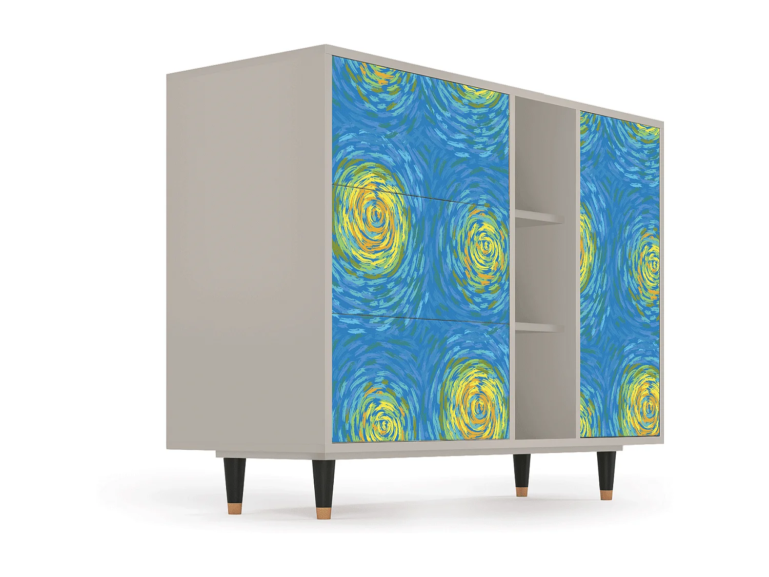 Buffet - 125x98x48 cm - BS2 - Van Gogh Lights, Sable