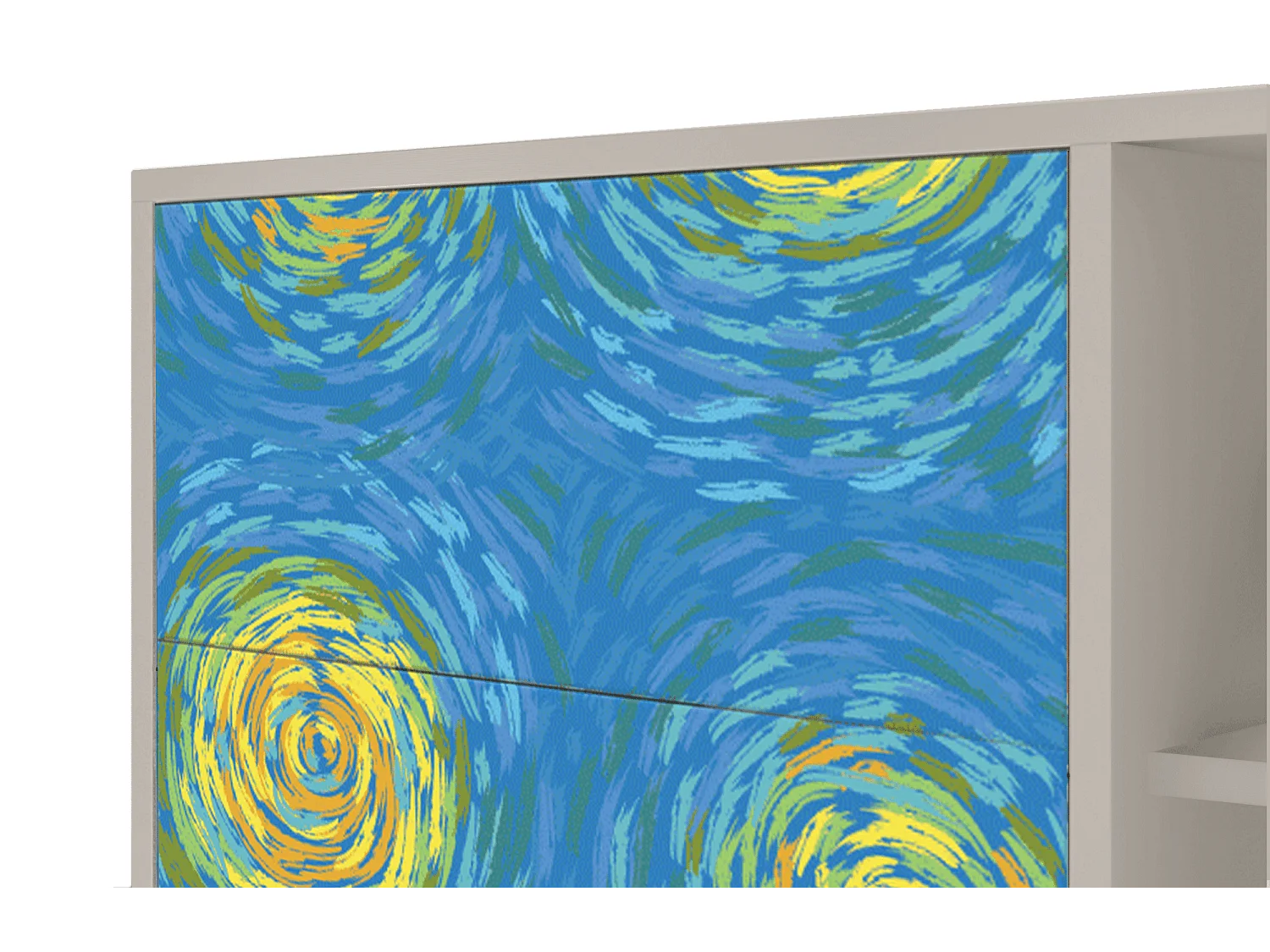 Buffet - 125x98x48 cm - BS2 - Van Gogh Lights, Sable