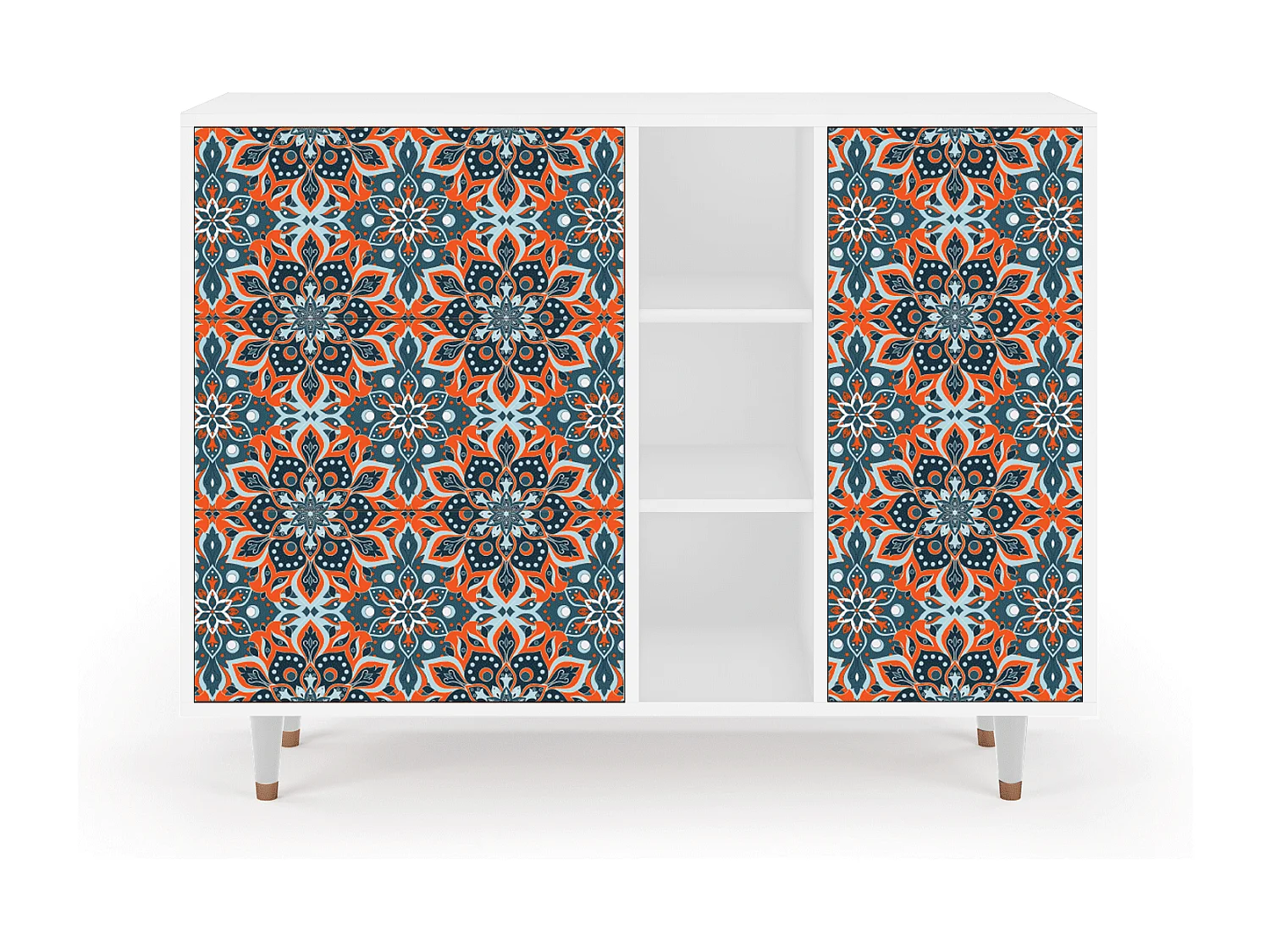 Buffet - 125x98x48 cm - BS2 - Fire Beetle, Blanc