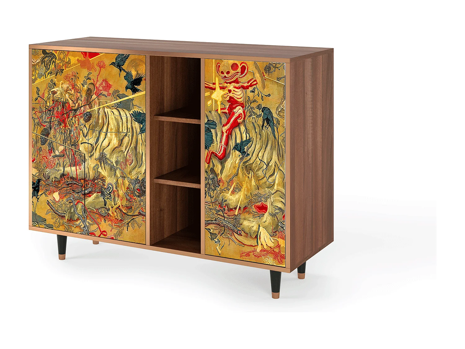 Buffet - 125x98x48 cm - BS2 - Blood by James Jean, Noyer