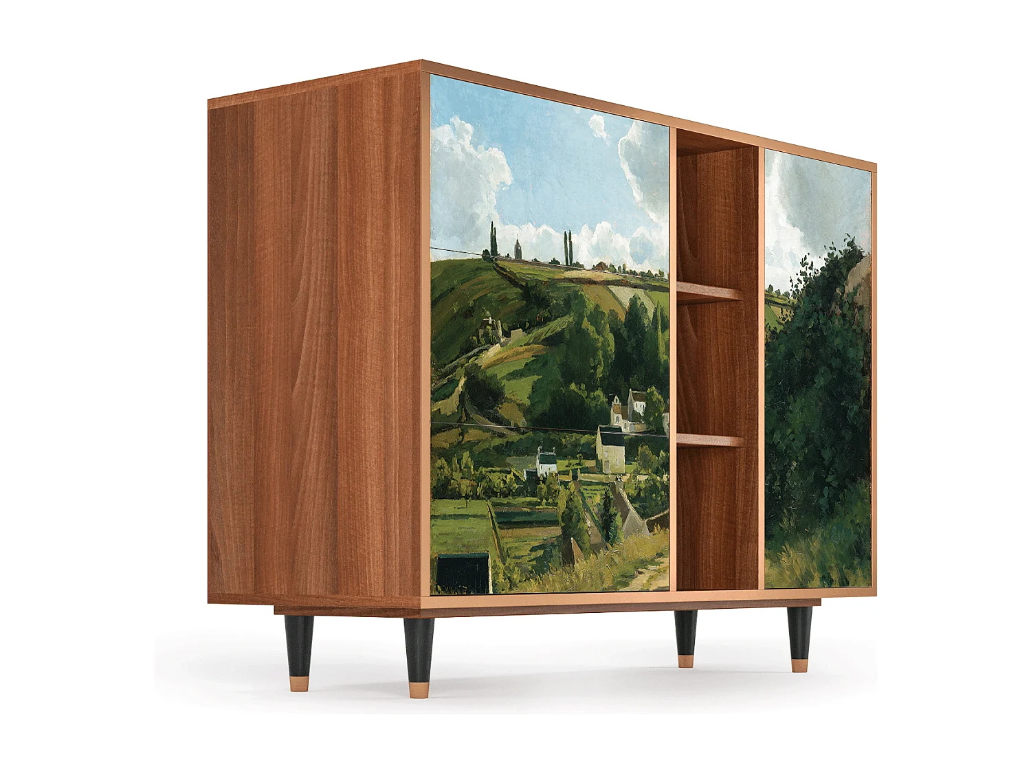 Buffet - 125x98x48 cm - BS2 - Jalais Hill by Pissarro, Noyer