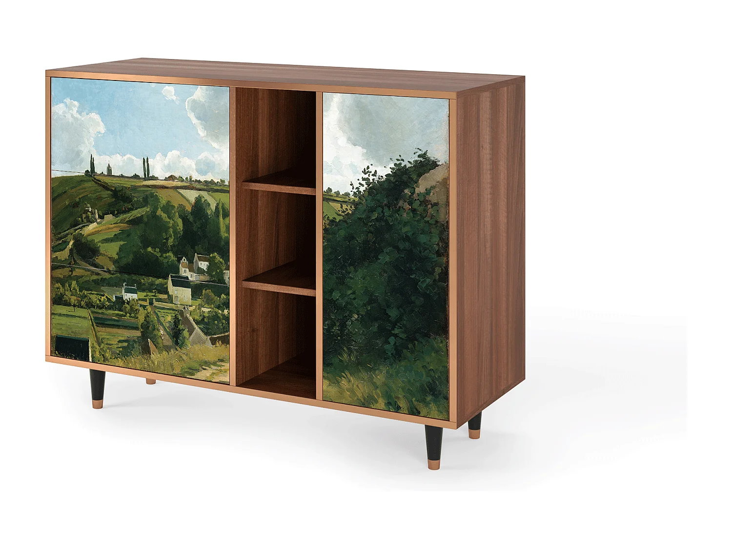 Dressoir - 125x98x48 cm - BS2 - Jalais Hill by Pissarro, Walnoot