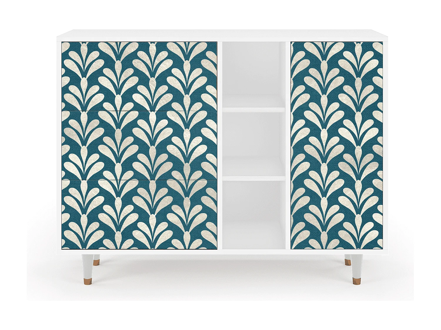 Buffet - 125x98x48 cm - BS2 - Milky Tears, Blanc