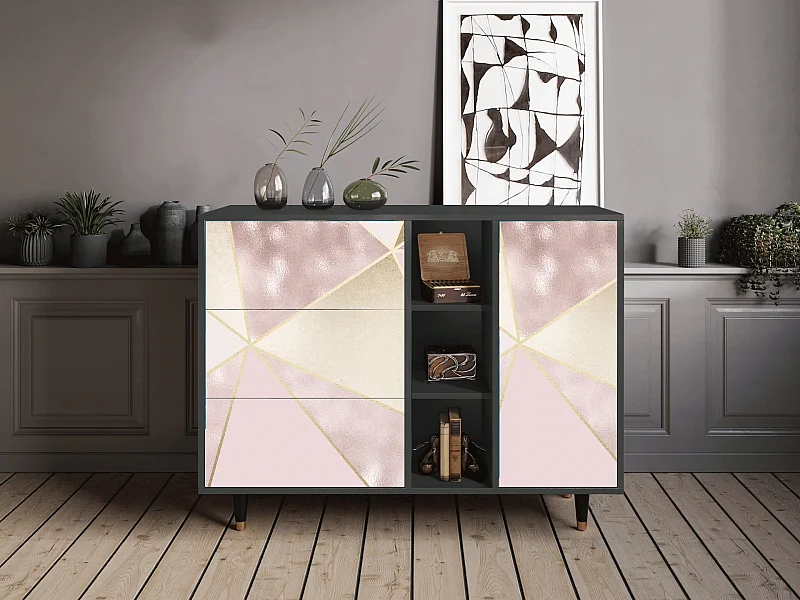 Buffet - 125x98x48 cm - BS2 - Cosmopolitan Diva, Anthracite