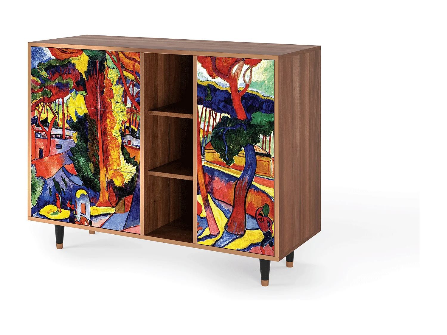 Buffet - 125x98x48 cm - BS2 - The Turning Road, Noyer