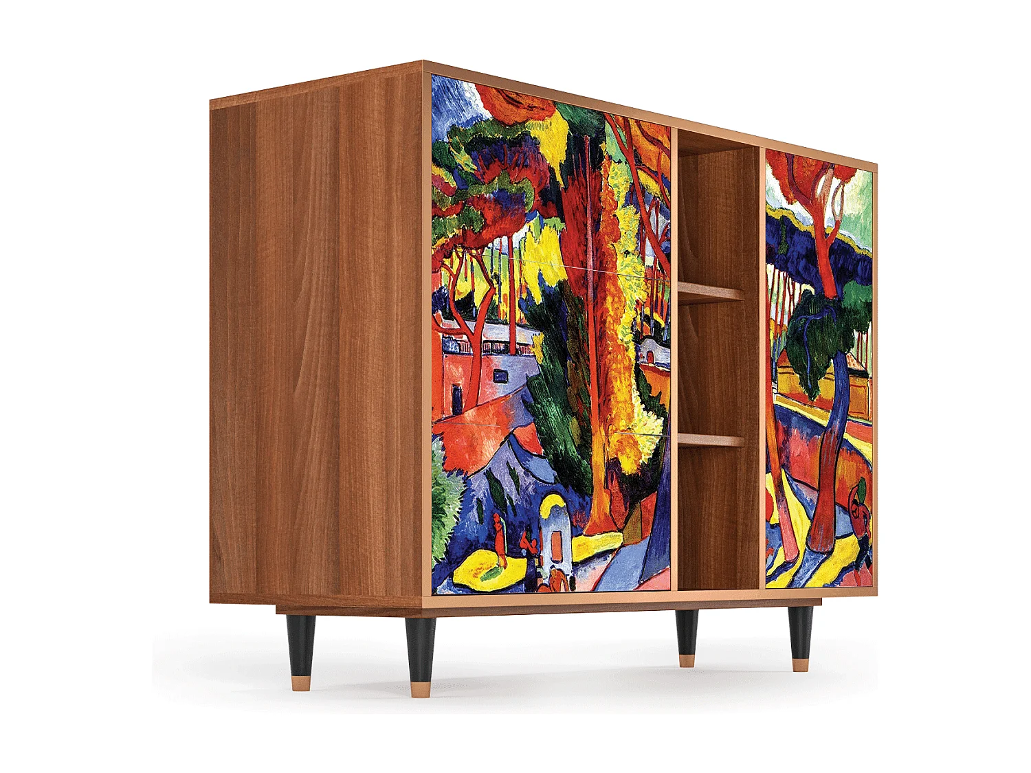 Buffet - 125x98x48 cm - BS2 - The Turning Road, Noyer