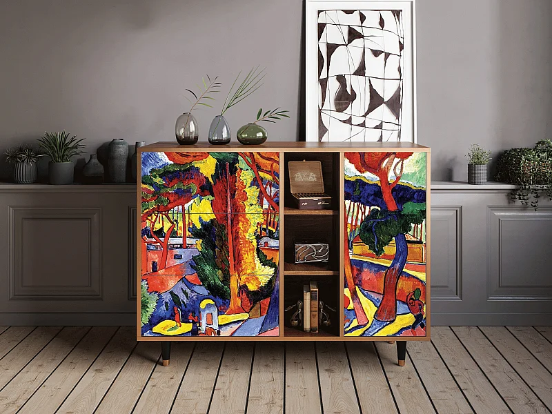 Buffet - 125x98x48 cm - BS2 - The Turning Road, Noyer