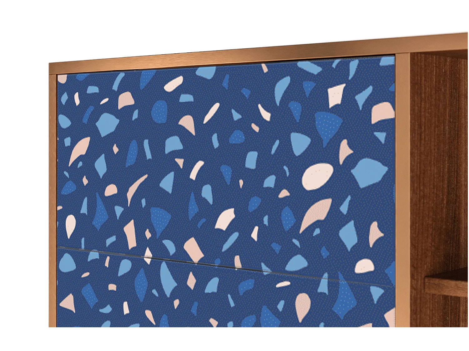 Buffet - 125x98x48 cm - BS2 - Soap Whirpool, Noyer