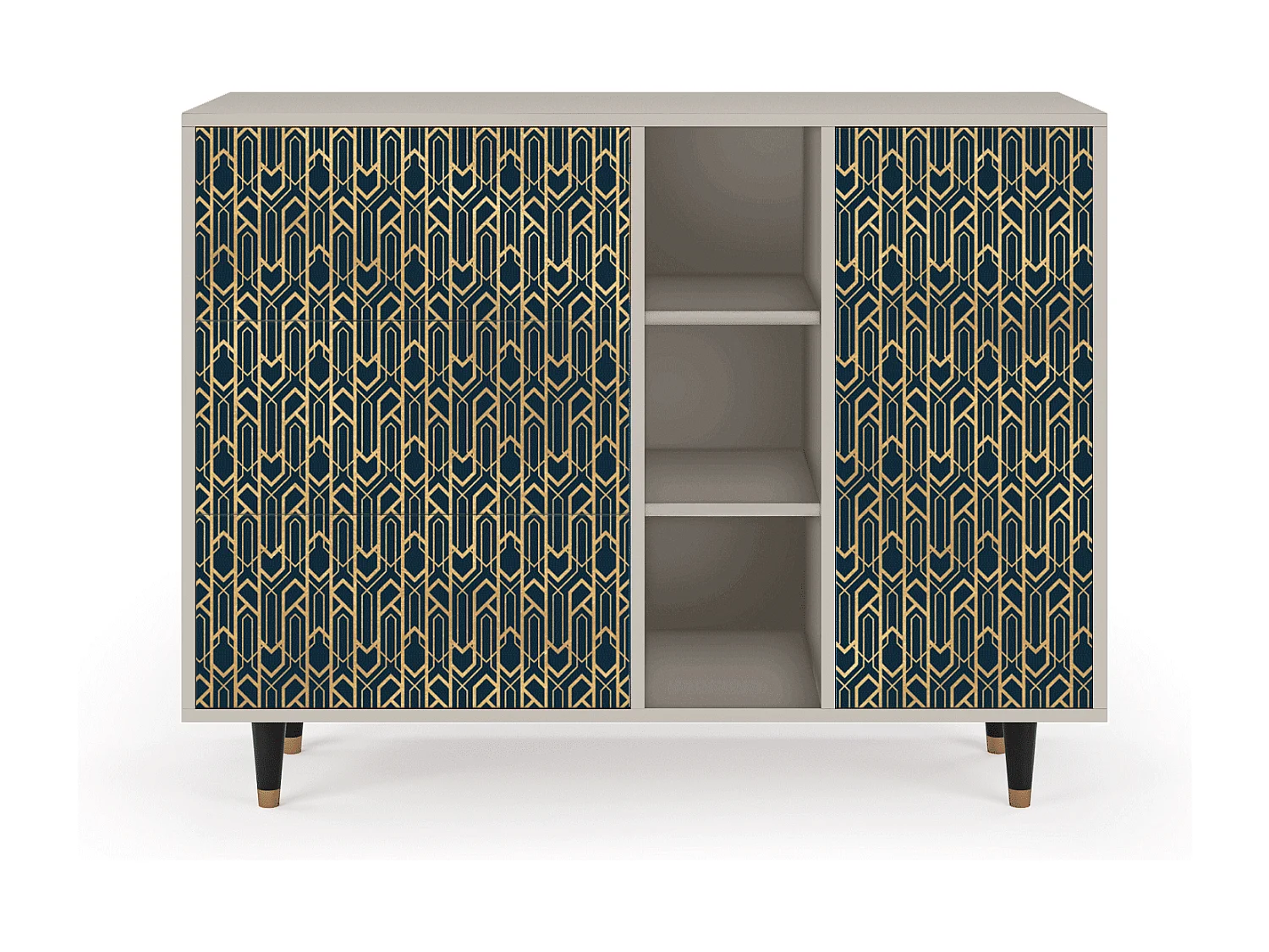 Credenza - 125x98x48 cm - BS2 - Golden Empire, Sabbia