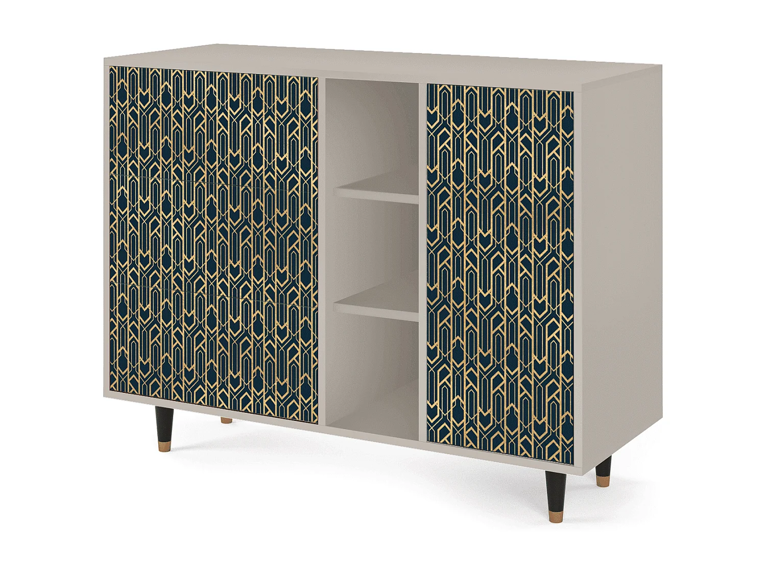 Credenza - 125x98x48 cm - BS2 - Golden Empire, Sabbia