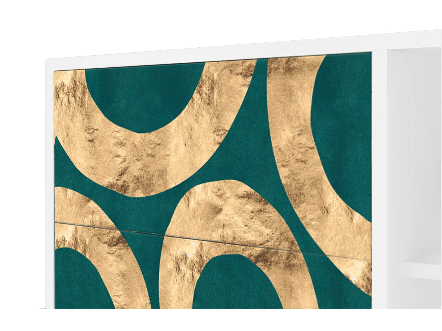 Buffet - 125x98x48 cm - BS2 - Zircon Sphere, Blanc