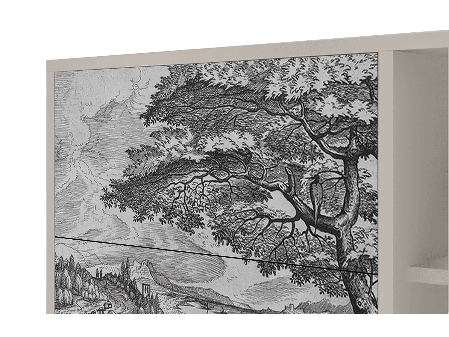 Credenza - 125x98x48 cm - BS2 - Milites Requiescentes, Sabbia