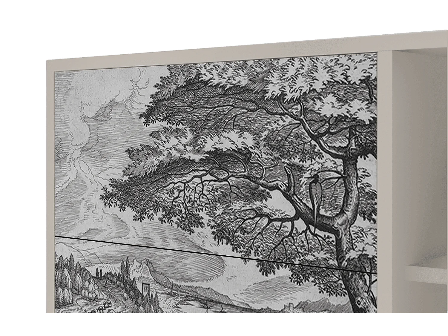 Dressoir - 125x98x48 cm - BS2 - Milites Requiescentes, Zand