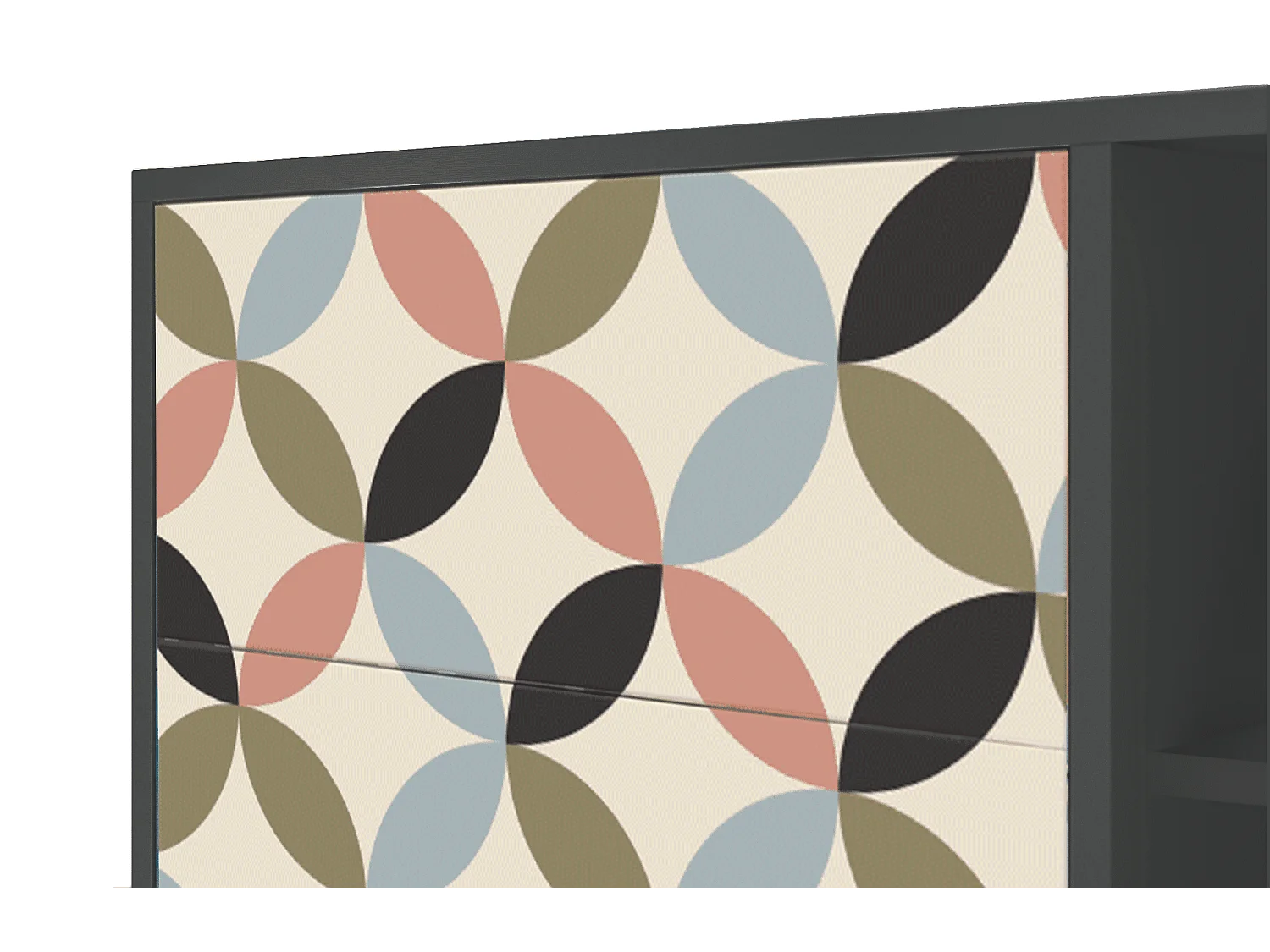 Sideboard - 125x98x48 cm - BS2 - Butterfly Effect, Anthrazit