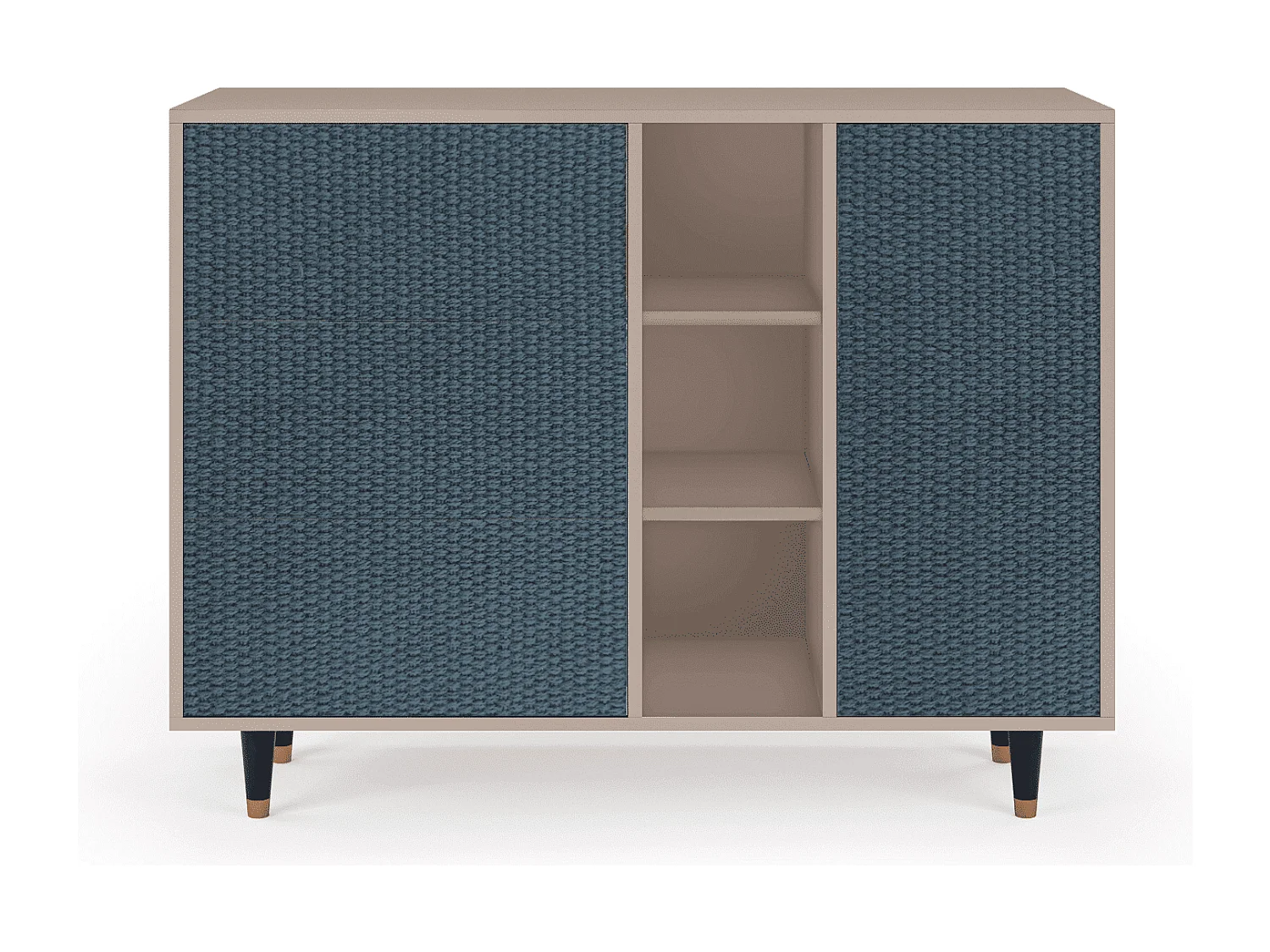 Buffet - 125x98x48 cm - BS2 - Knitted Pattern, Latte