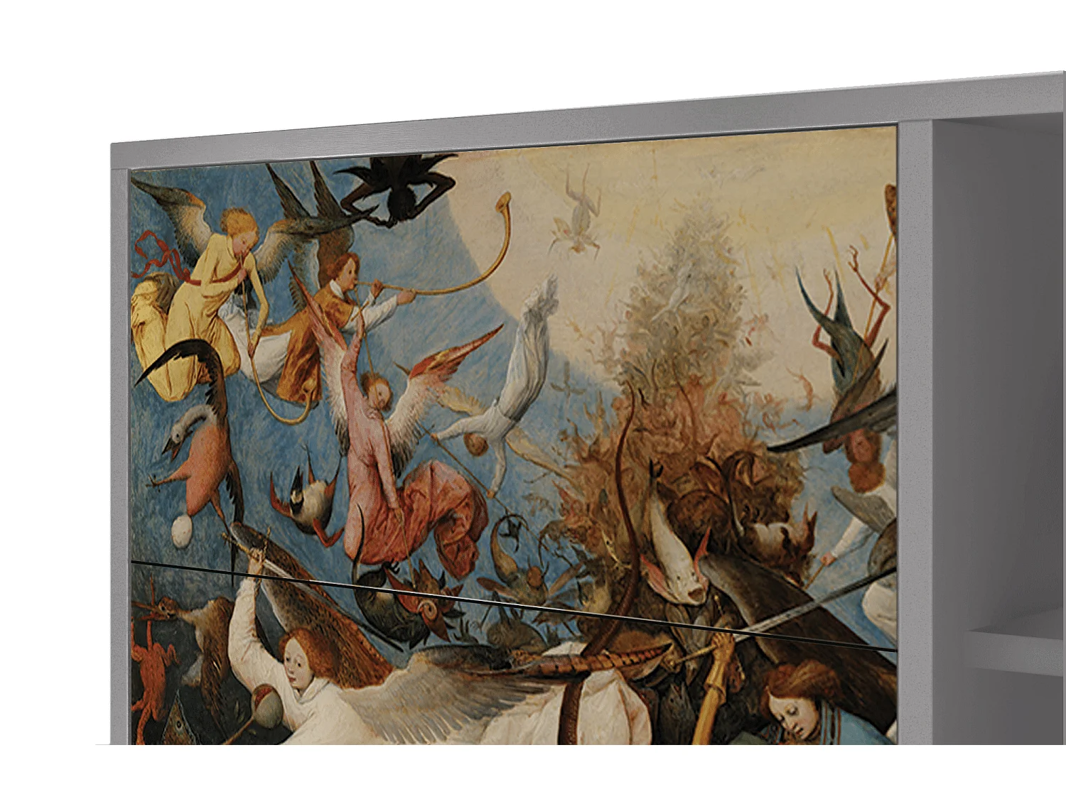 Buffet - 125x98x48 cm - BS2 - The Fall, Gris