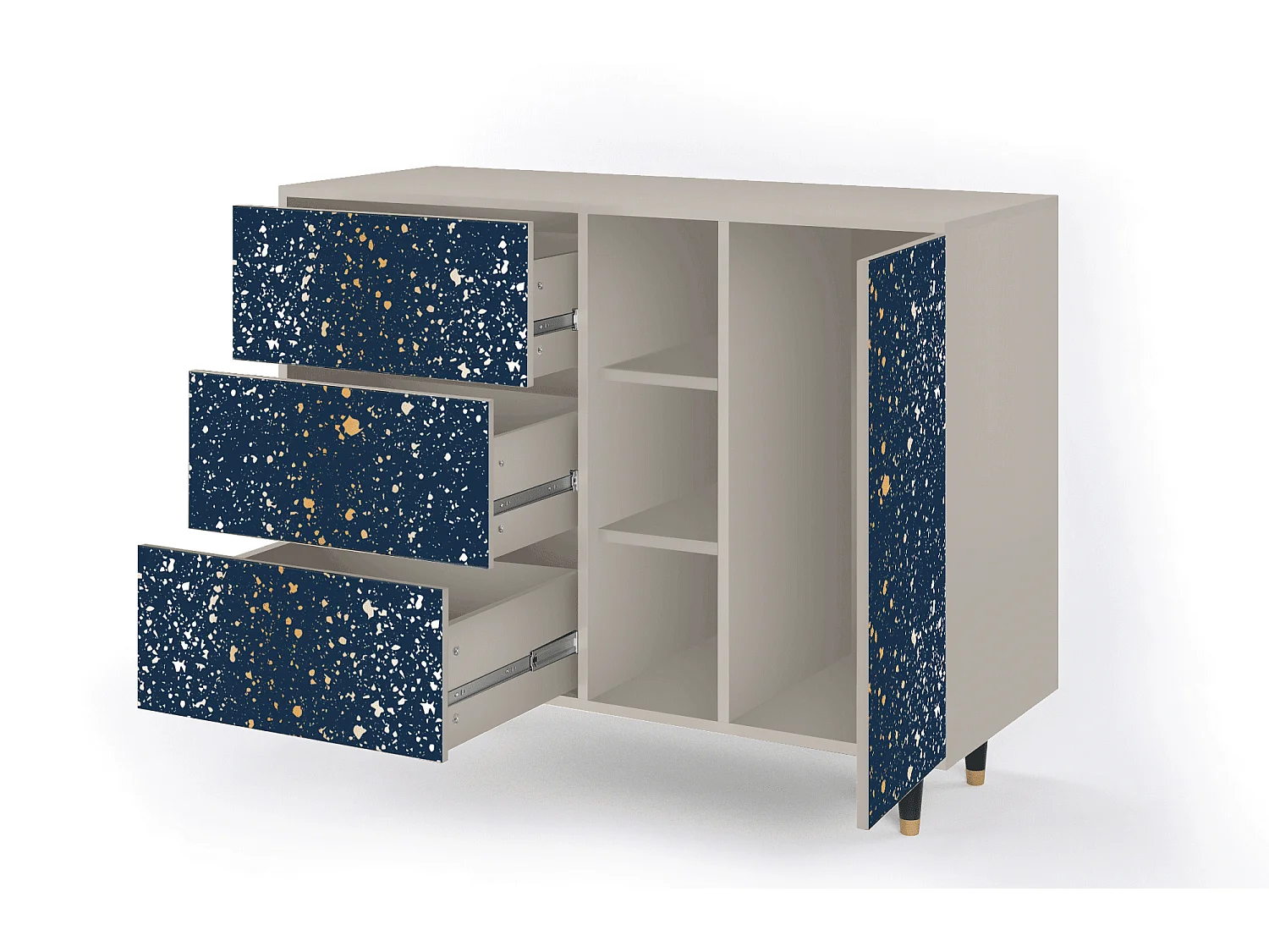 Buffet - 125x98x48 cm - BS2 - Starfall, Sable