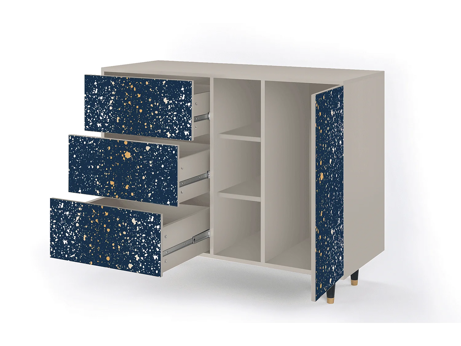 Buffet - 125x98x48 cm - BS2 - Starfall, Sable