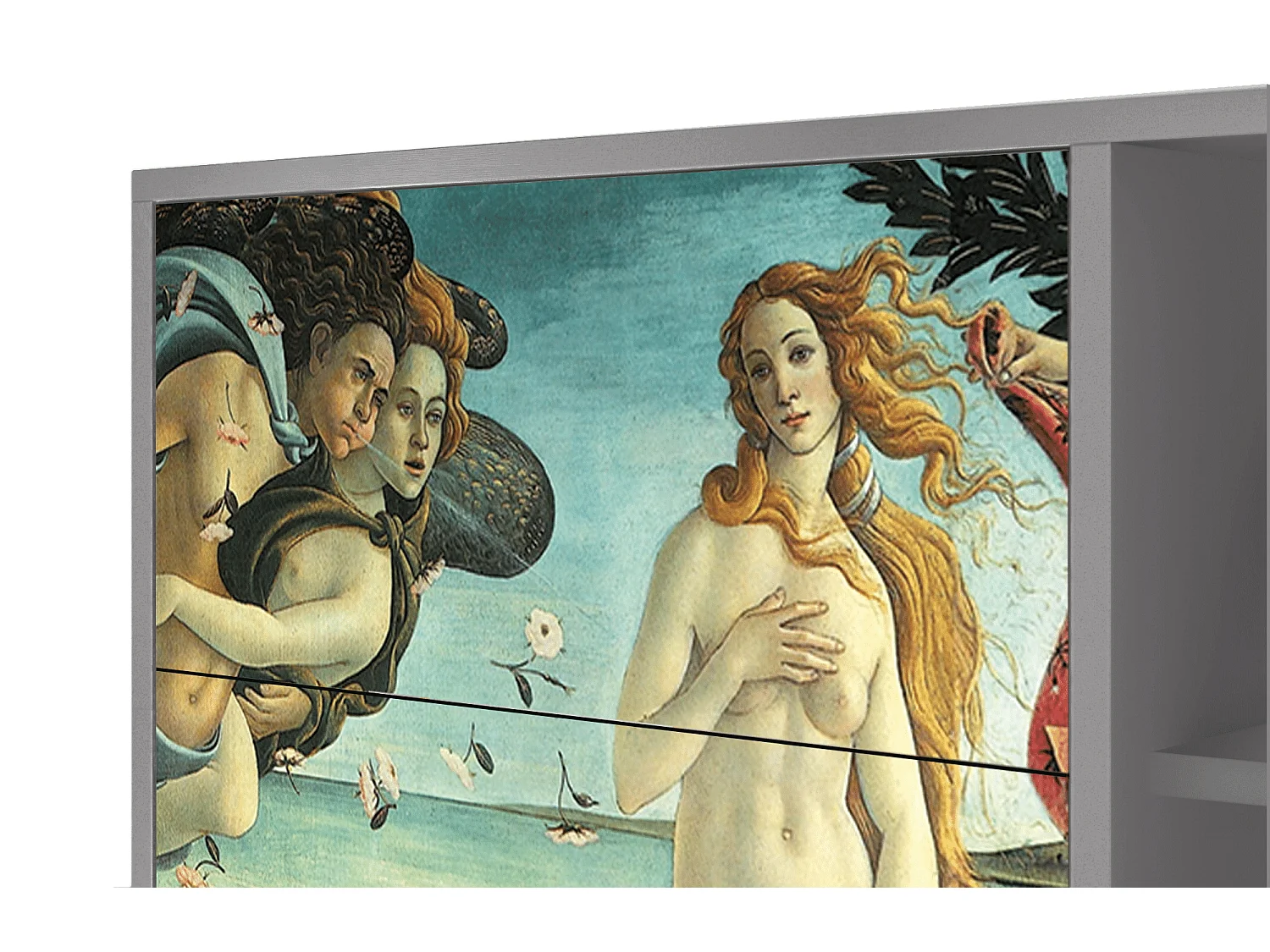 Buffet - 125x98x48 cm - BS2 - The Birth of Venus, Gris