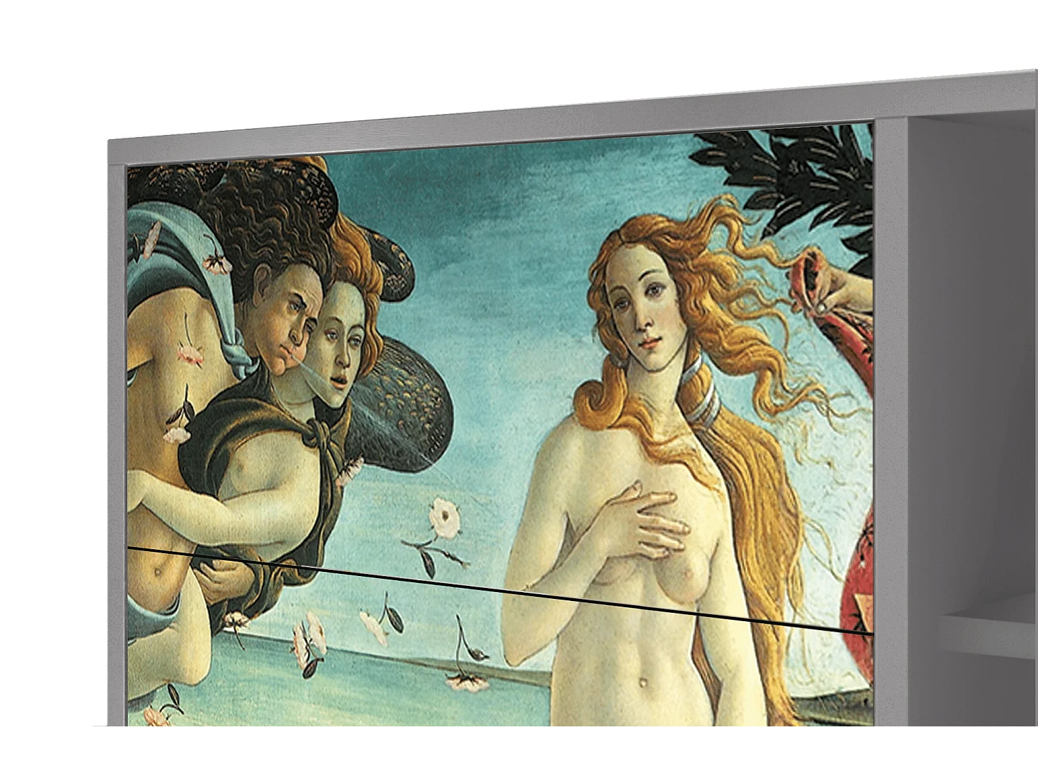 Buffet - 125x98x48 cm - BS2 - The Birth of Venus, Gris