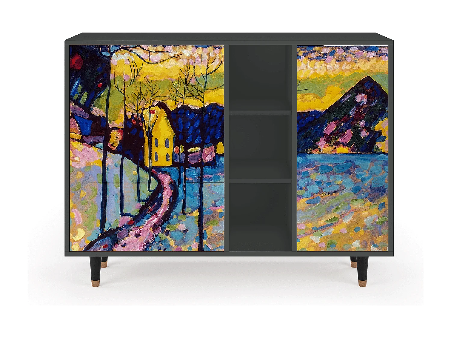 Buffet - 125x98x48 cm - BS2 - Winter Landscape, Anthracite