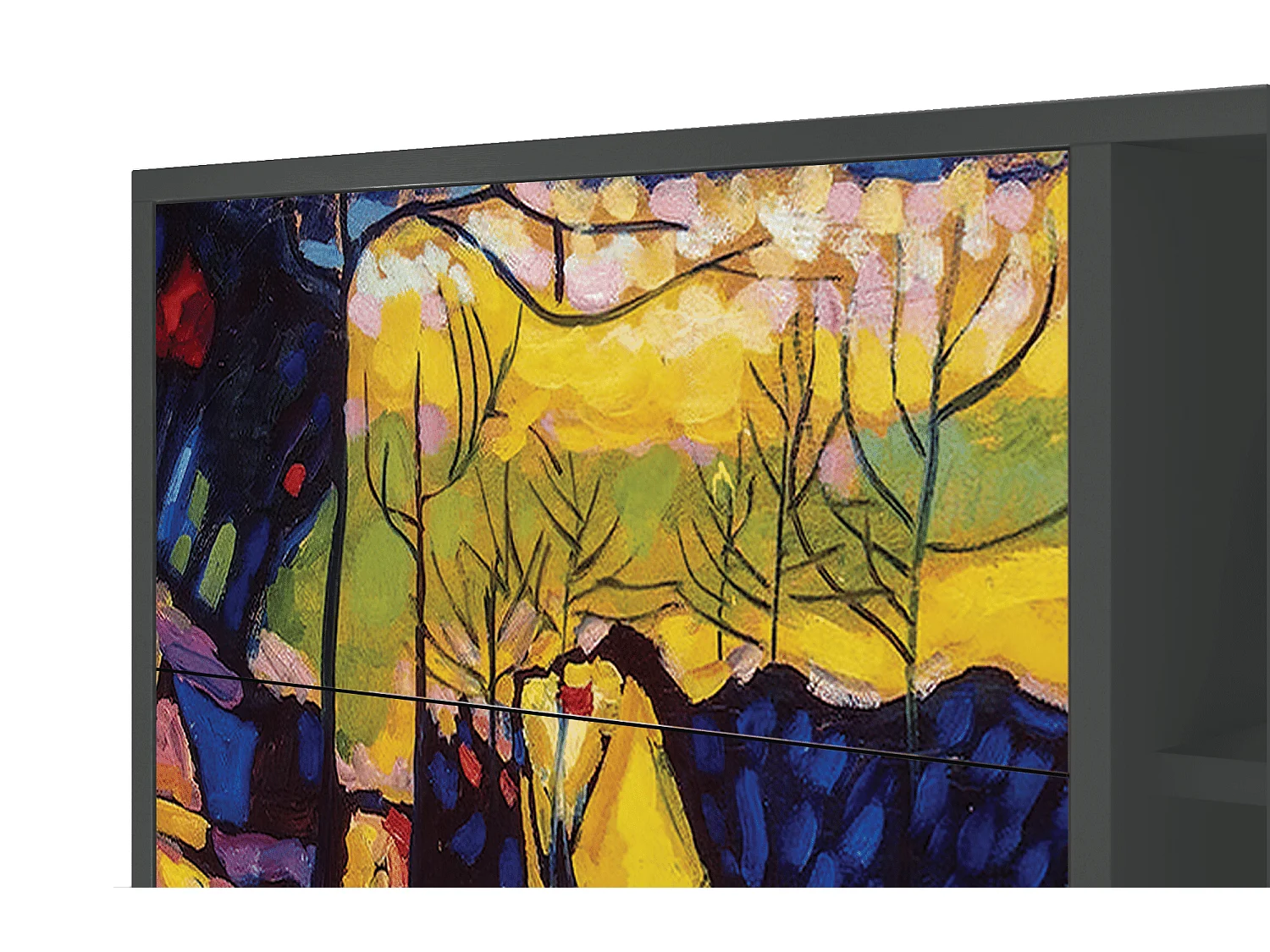 Credenza - 125x98x48 cm - BS2 - Winter Landscape, Antracite