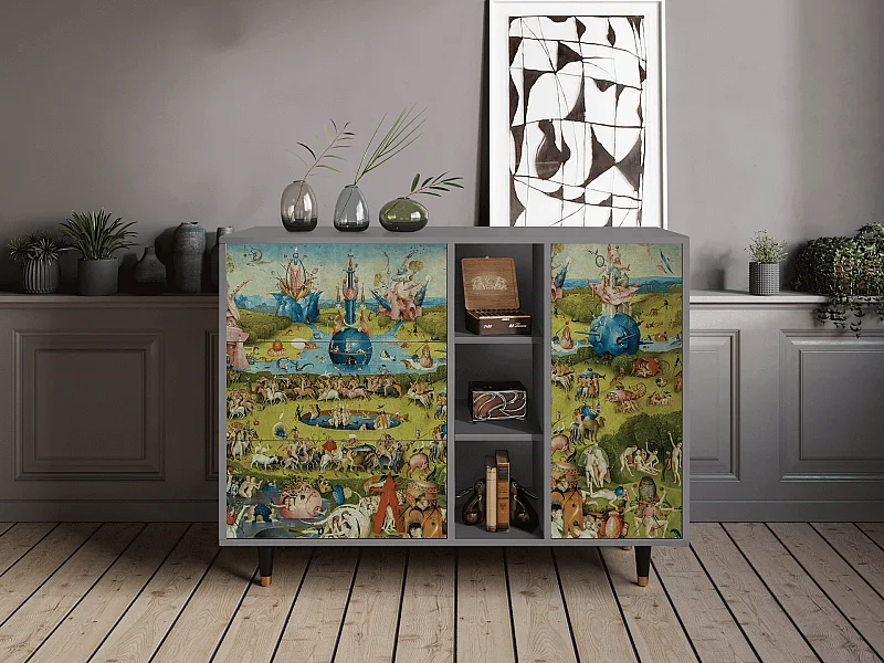 Sideboard - 125x98x48 cm - BS2 - The Garden 2 by Bosch, Grau