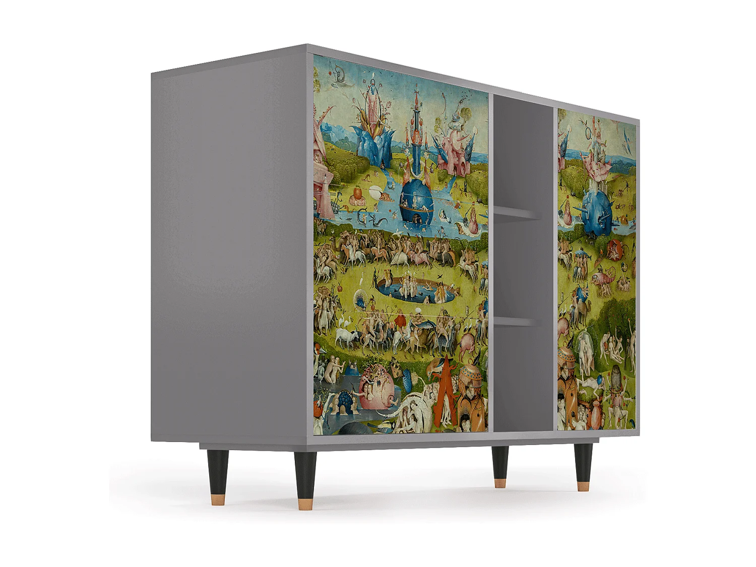 Dressoir - 125x98x48 cm - BS2 - The Garden 2 by Bosch, Grijs