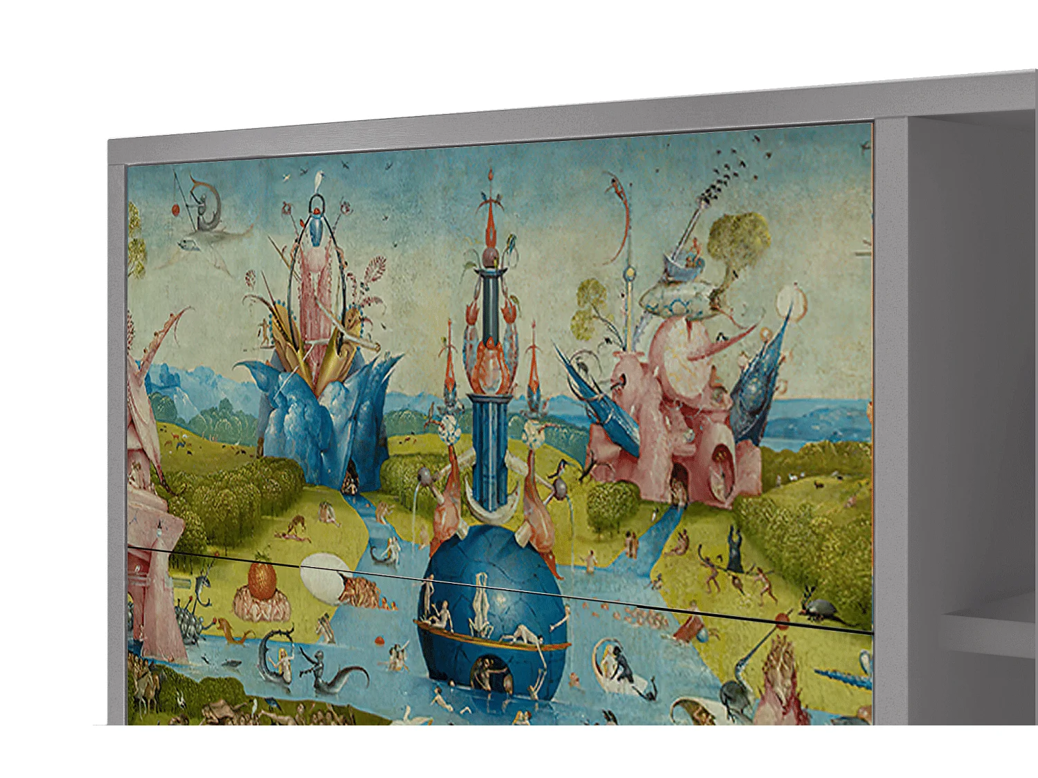 Dressoir - 125x98x48 cm - BS2 - The Garden 2 by Bosch, Grijs