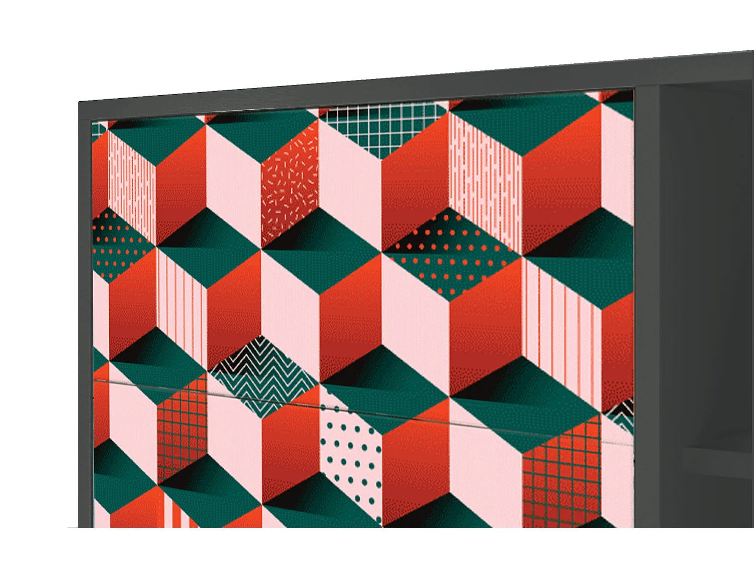 Sideboard - 125x98x48 cm - BS2 - Pepsi-Cola, Anthrazit