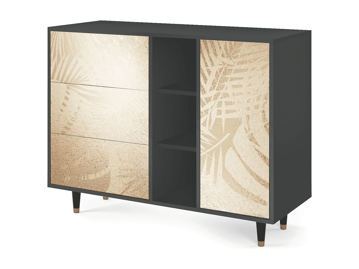 Buffet - 125x98x48 cm - BS2 - Plant of the Dessert, Anthracite