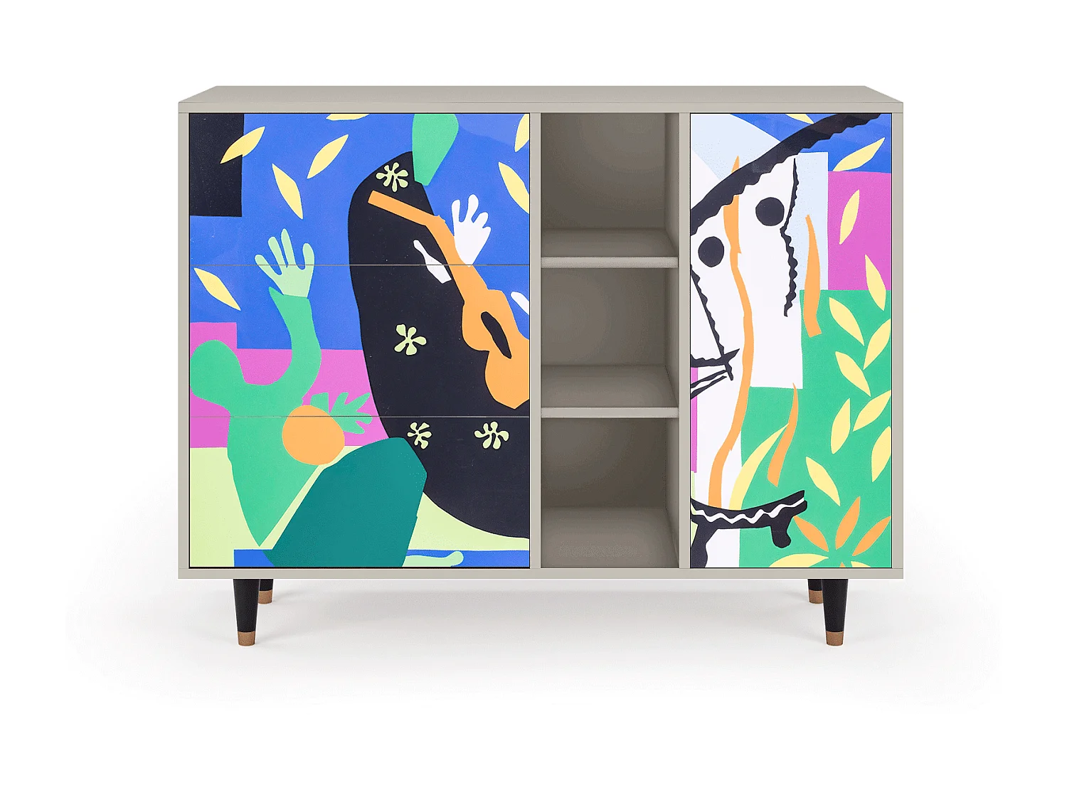 Buffet - 125x98x48 cm - BS2 - La Tristesse du Roi, Sable