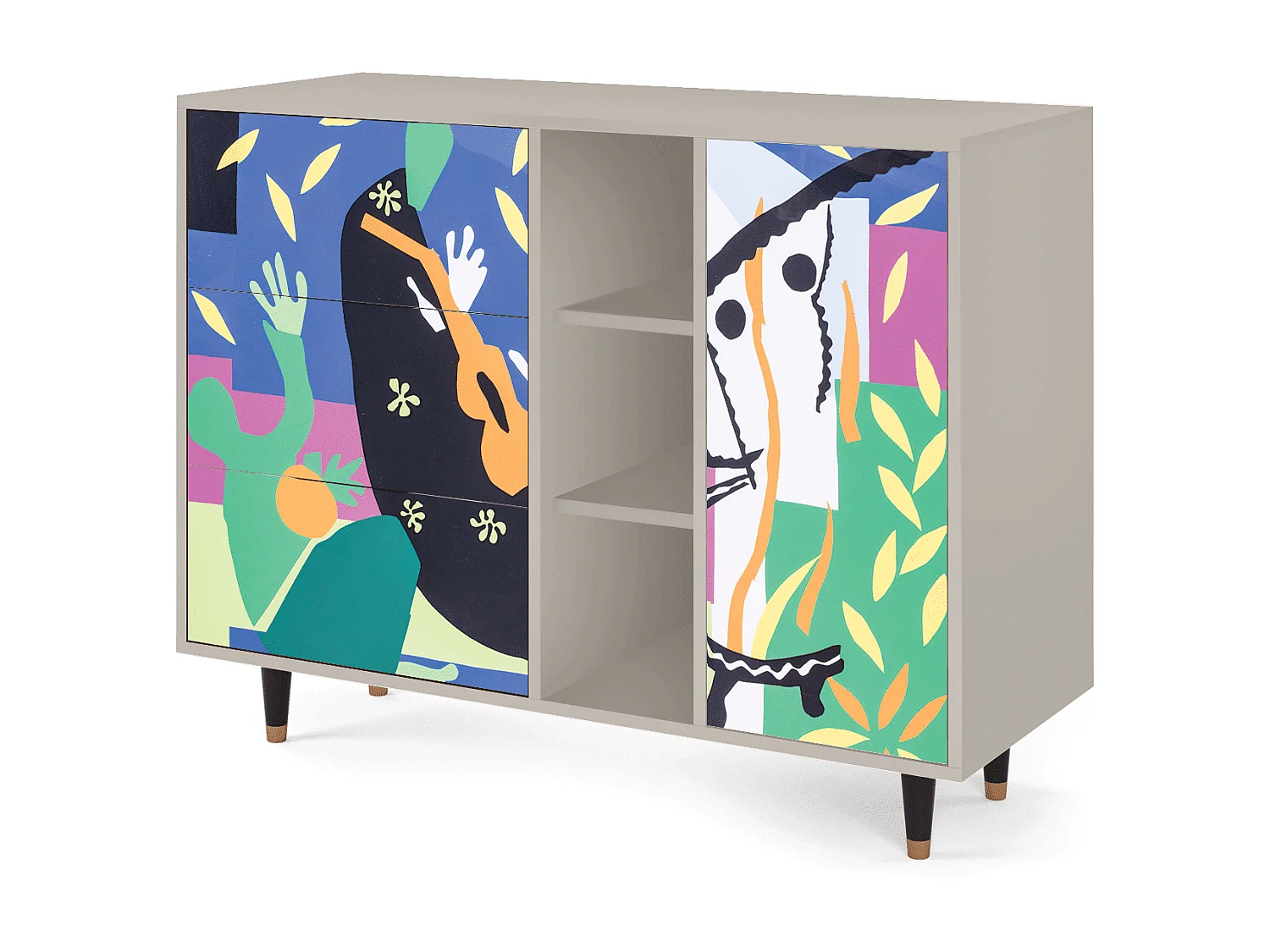 Buffet - 125x98x48 cm - BS2 - La Tristesse du Roi, Sable