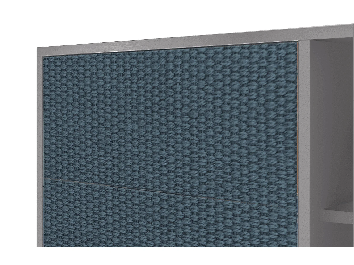 Aparador - 125x98x48 cm - BS2 - Knitted Pattern, Gris