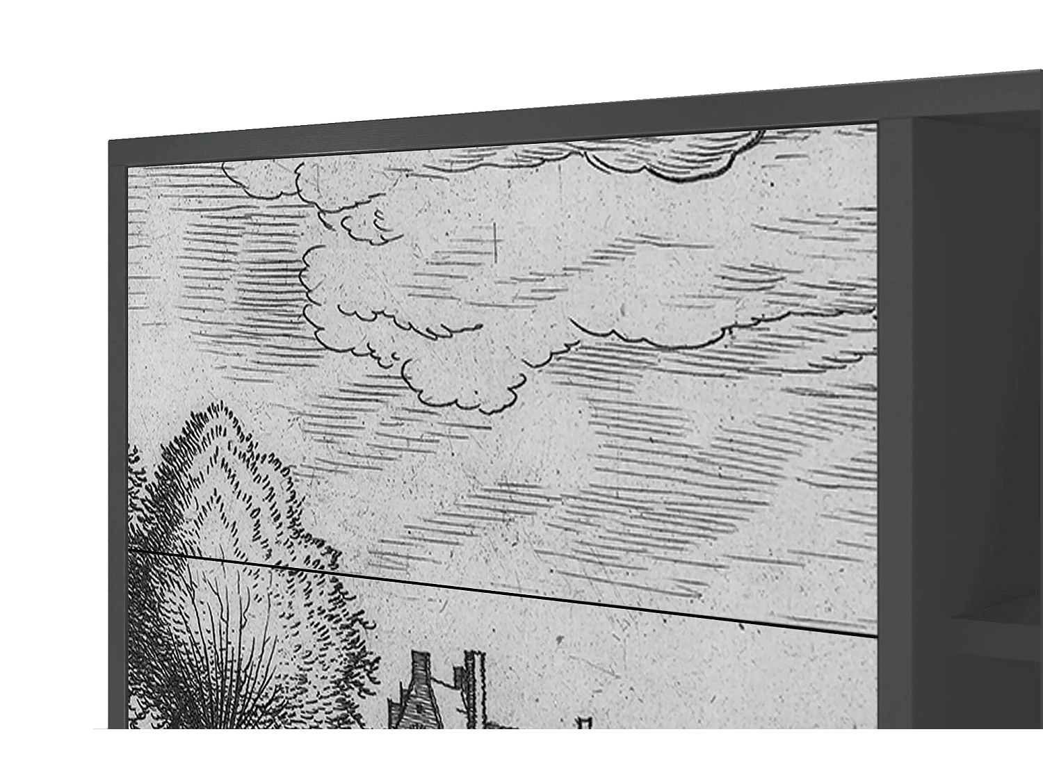 Aparador - 125x98x48 cm - BS2 - Country Village, Antracita