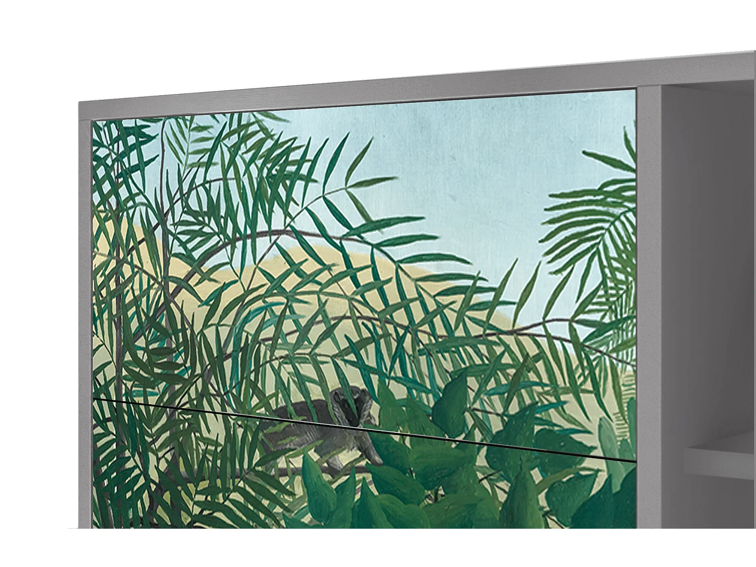 Buffet - 125x98x48 cm - BS2 - Jungles in Paris, Gris