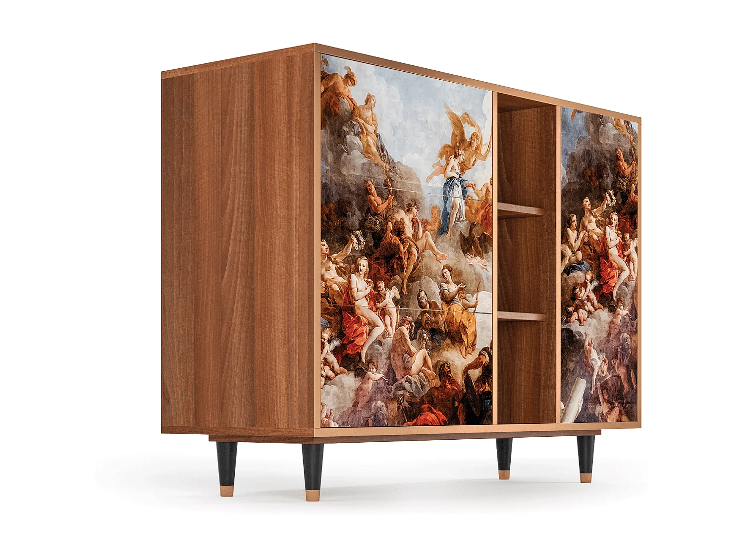 Dressoir - 125x98x48 cm - BS2 - Versailles, Walnoot