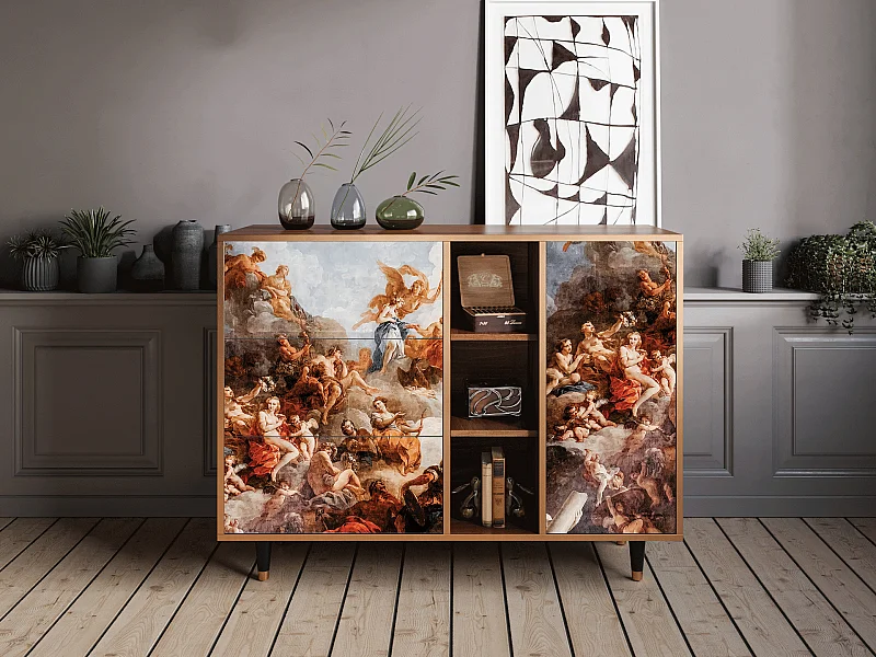 Credenza - 125x98x48 cm - BS2 - Versailles, Noce
