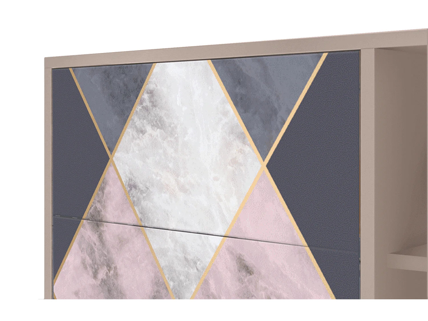 Buffet - 125x98x48 cm - BS2 - Ideal Harmony, Latte