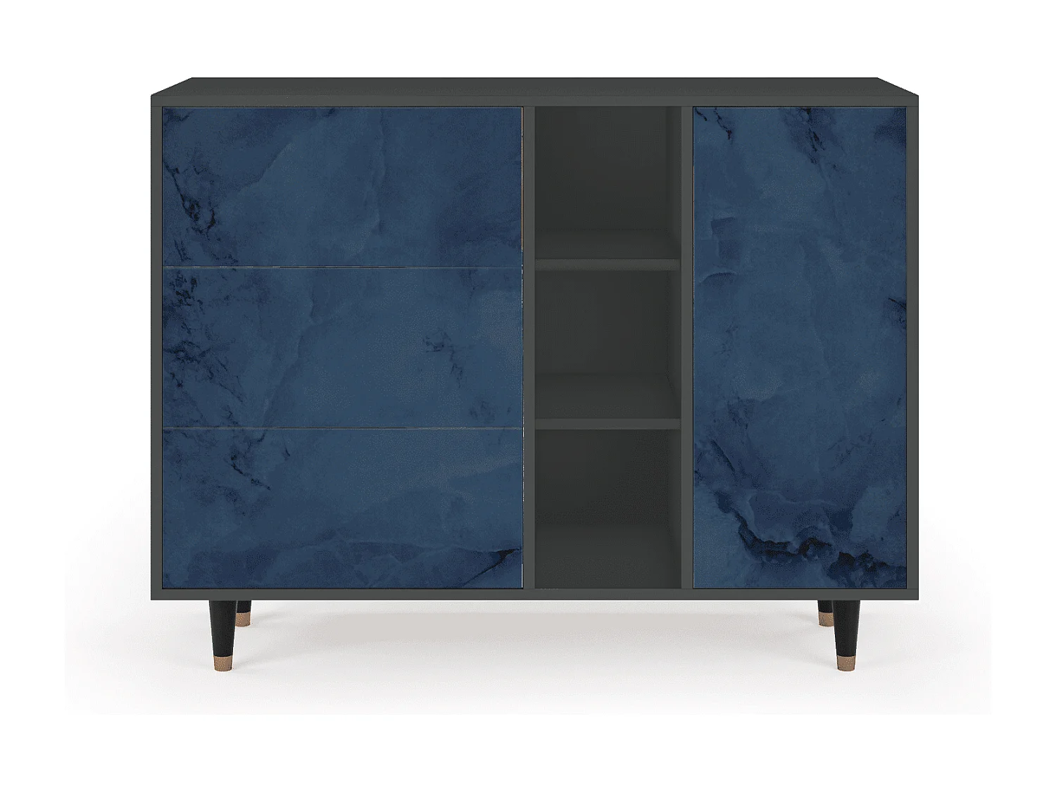 Buffet - 125x98x48 cm - BS2 - Endless Galaxi, Anthracite