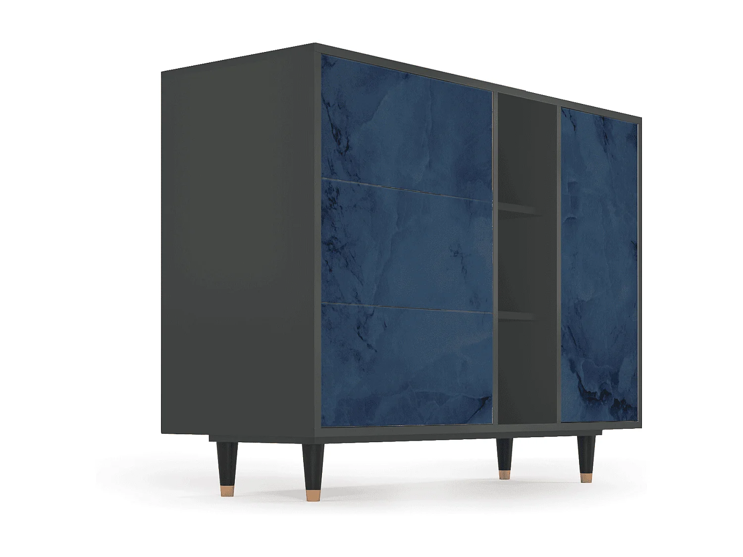 Buffet - 125x98x48 cm - BS2 - Endless Galaxi, Anthracite