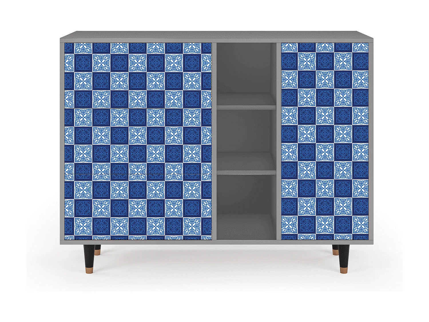 Buffet - 125x98x48 cm - BS2 - Light Path, Gris