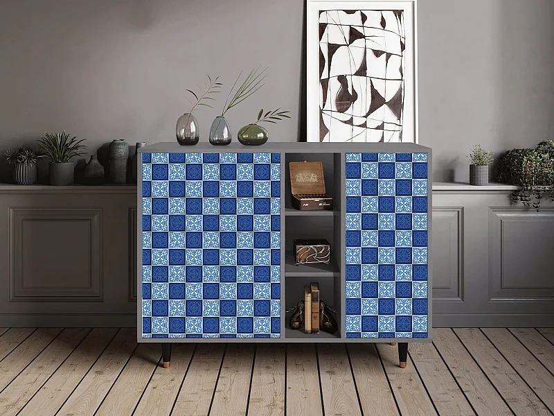 Buffet - 125x98x48 cm - BS2 - Light Path, Gris