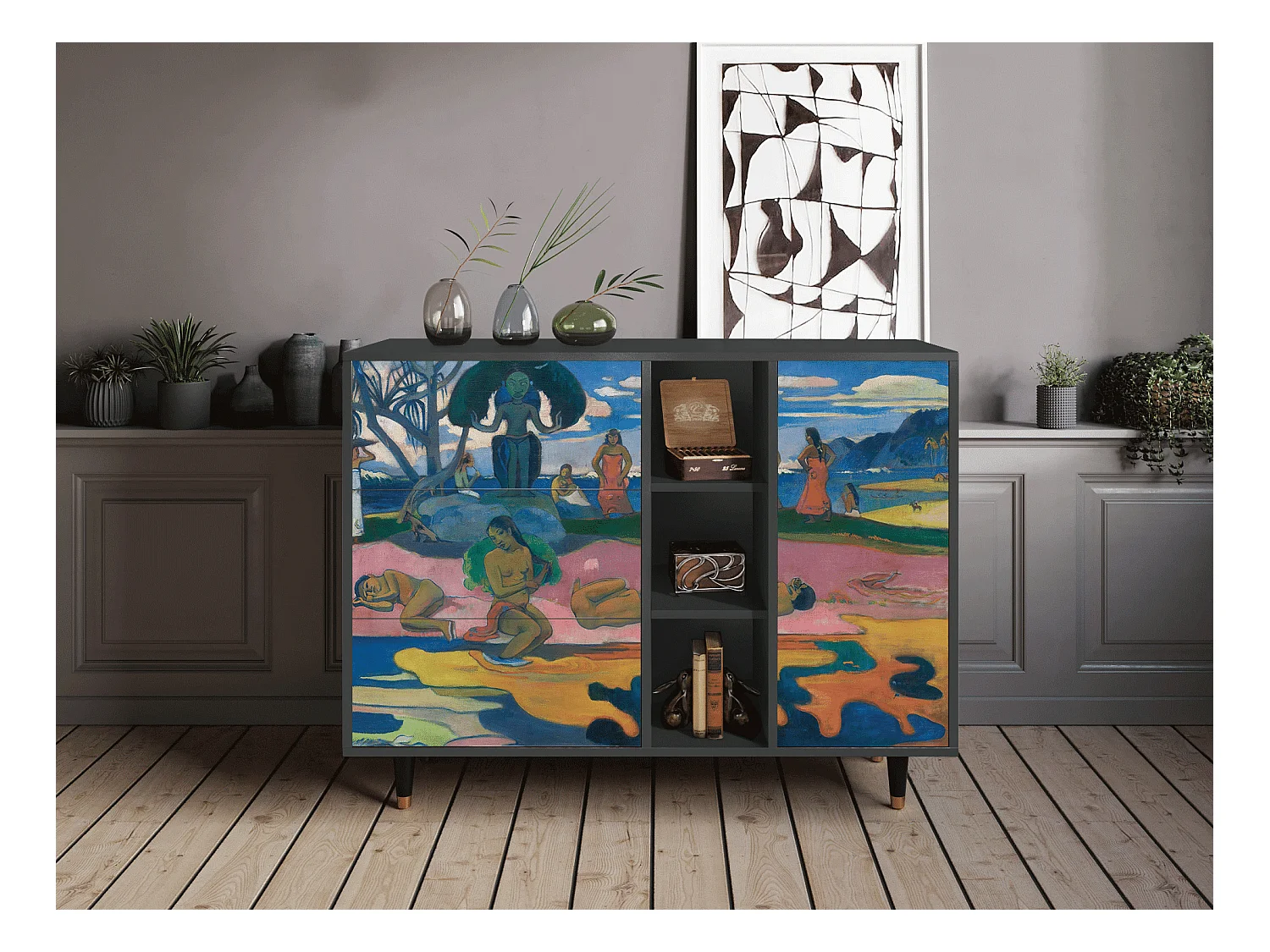 Buffet - 125x98x48 cm - BS2 - Day of the God, Anthracite