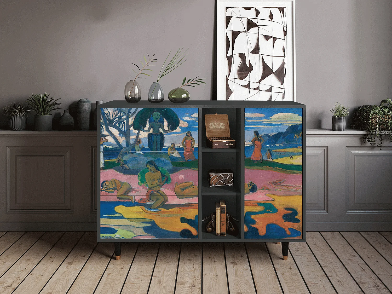 Buffet - 125x98x48 cm - BS2 - Day of the God, Anthracite