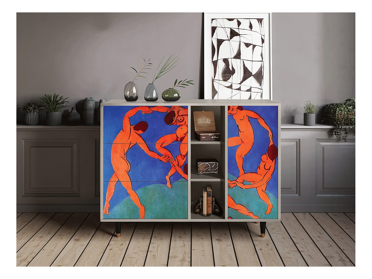 Dressoir - 125x98x48 cm - BS2 - The Dance by Matisse , Zand