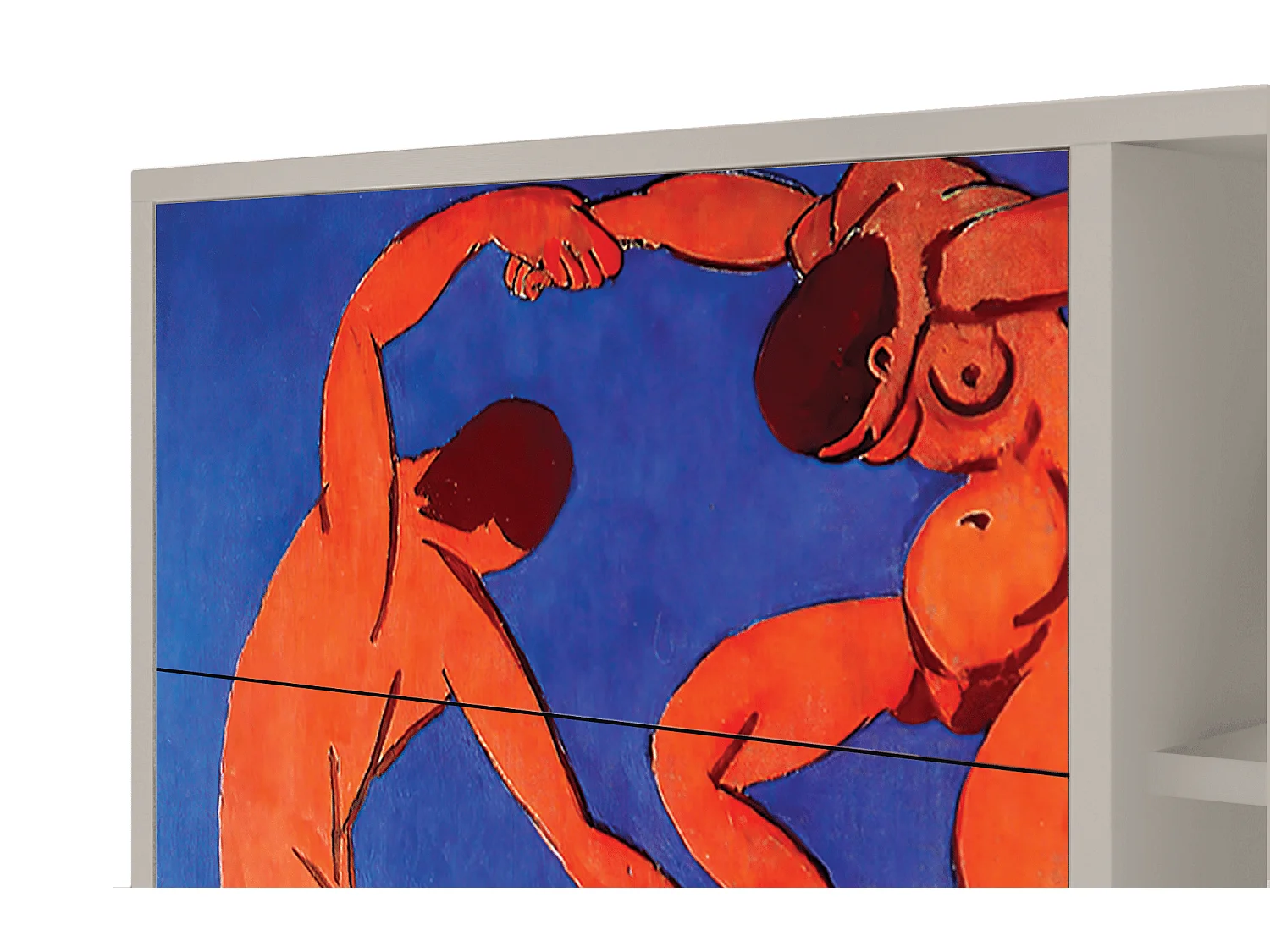 Kredens - 125x98x48 cm - BS2 - The Dance by Matisse , Piaskowy