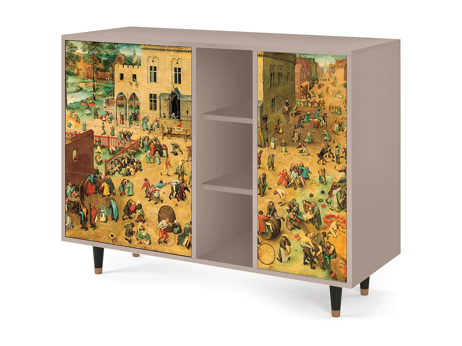 Buffet - 125x98x48 cm - BS2 - Children Games, Latte